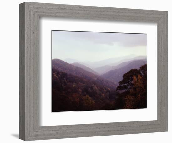 Smoky Mountains in the Mist-Rick Barrentine-Framed Photographic Print