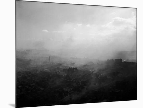 Smoky Sky over Pittsburgh-Margaret Bourke-White-Mounted Premium Photographic Print