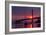 Smoky Sunrise at East Span Bay Bridge Boats Harbor Oakland Treasure Island-Vincent James-Framed Photographic Print