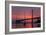 Smoky Sunrise Glow at East Span Bay Bridge Boats Harbor Oakland Treasure Island-Vincent James-Framed Photographic Print