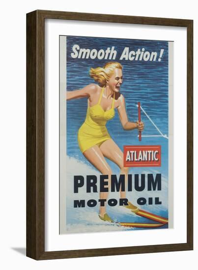 Smooth Action! Atlantic Premium Motor Oil-null-Framed Giclee Print