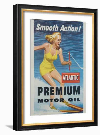 Smooth Action! Atlantic Premium Motor Oil-null-Framed Giclee Print