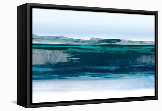 Smooth Blue-PI Studio-Framed Stretched Canvas