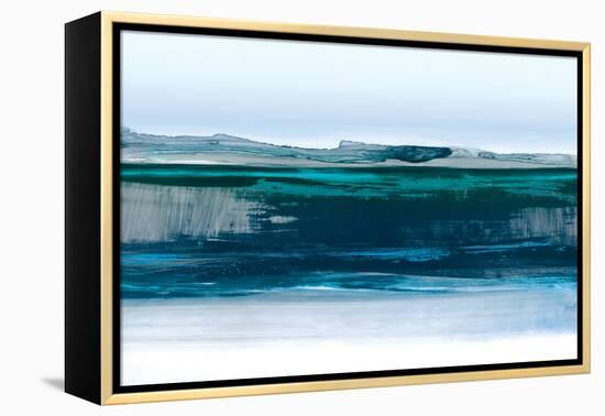 Smooth Blue-PI Studio-Framed Stretched Canvas