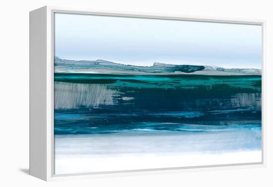 Smooth Blue-PI Studio-Framed Stretched Canvas