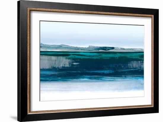 Smooth Blue-PI Studio-Framed Art Print