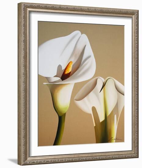 Smooth Lilies-Carolina Alotus-Framed Giclee Print