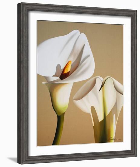 Smooth Lilies-Carolina Alotus-Framed Giclee Print