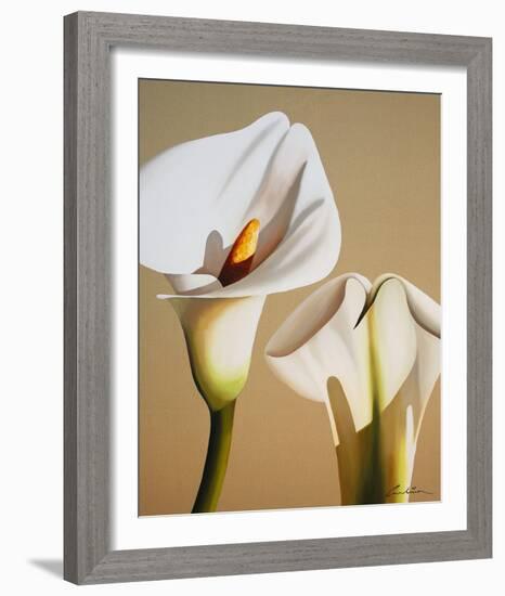 Smooth Lilies-Carolina Alotus-Framed Giclee Print