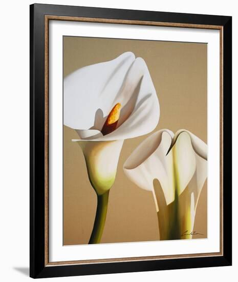 Smooth Lilies-Carolina Alotus-Framed Giclee Print