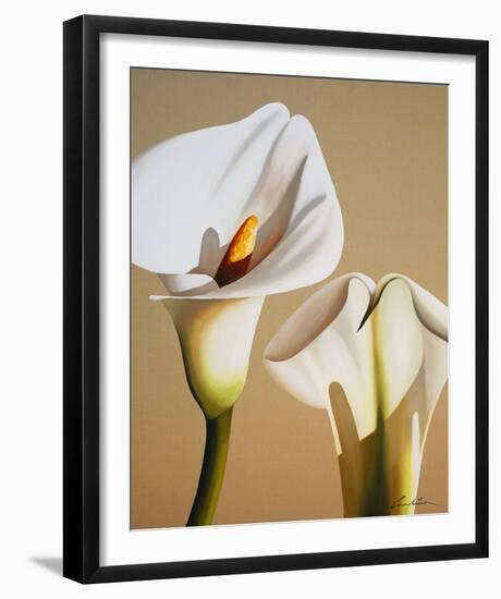Smooth Lilies-Carolina Alotus-Framed Giclee Print