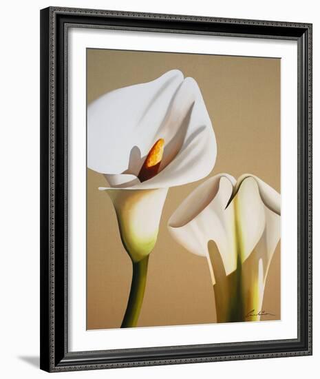 Smooth Lilies-Carolina Alotus-Framed Giclee Print