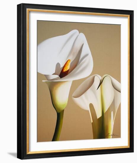 Smooth Lilies-Carolina Alotus-Framed Giclee Print