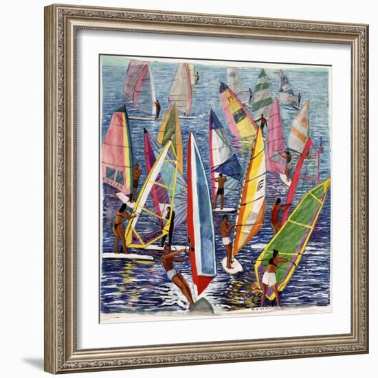 Smooth Sailing, 1992-Komi Chen-Framed Premium Giclee Print