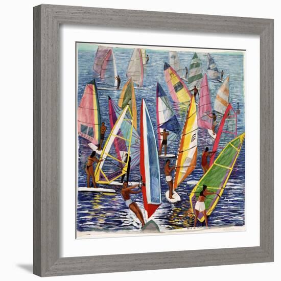 Smooth Sailing, 1992-Komi Chen-Framed Premium Giclee Print