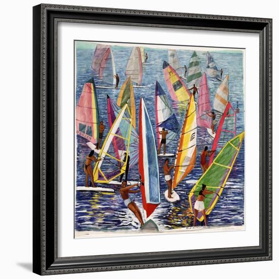 Smooth Sailing, 1992-Komi Chen-Framed Premium Giclee Print