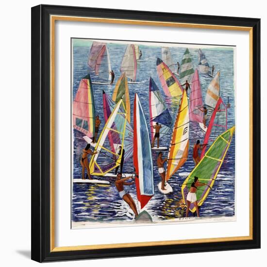 Smooth Sailing, 1992-Komi Chen-Framed Premium Giclee Print