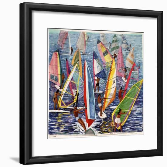 Smooth Sailing, 1992-Komi Chen-Framed Giclee Print