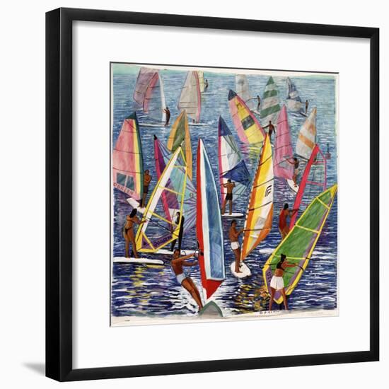 Smooth Sailing, 1992-Komi Chen-Framed Giclee Print