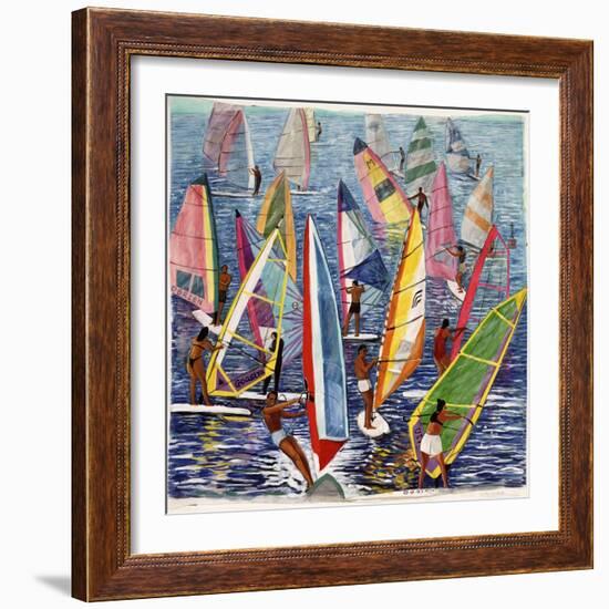 Smooth Sailing, 1992-Komi Chen-Framed Giclee Print