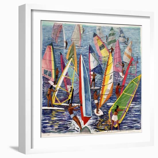 Smooth Sailing, 1992-Komi Chen-Framed Giclee Print