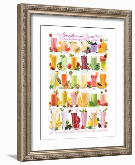 Smoothies-null-Framed Art Print