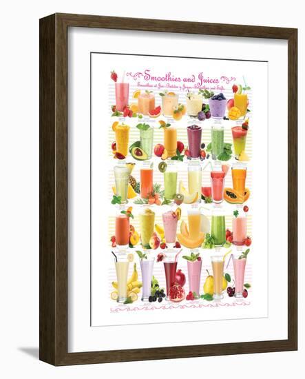 Smoothies-null-Framed Art Print