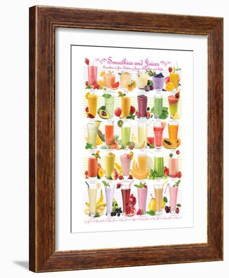 Smoothies-null-Framed Art Print