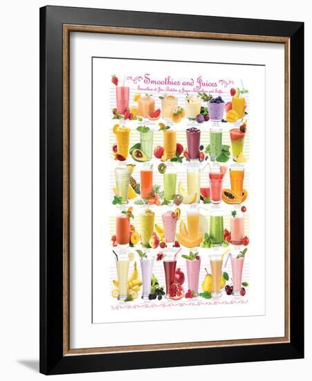 Smoothies-null-Framed Art Print