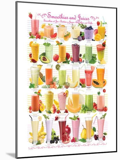 Smoothies-null-Mounted Art Print