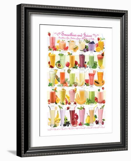 Smoothies-null-Framed Art Print