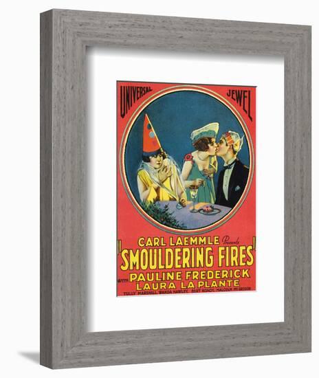 Smouldering Fires - 1925-null-Framed Giclee Print