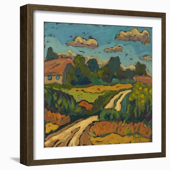 Smouldering Summer, 2005-Marta Martonfi-Benke-Framed Giclee Print