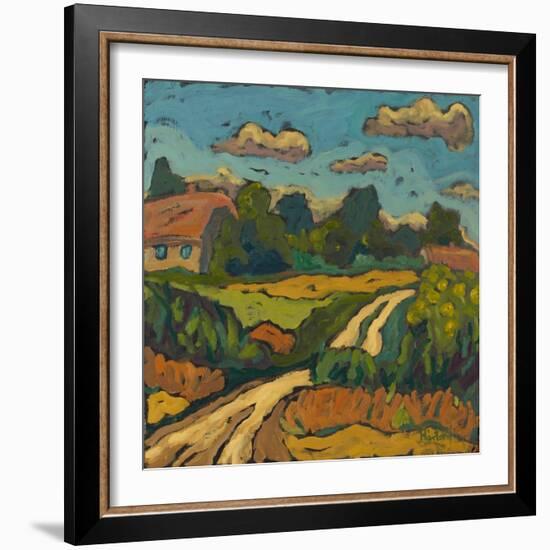 Smouldering Summer, 2005-Marta Martonfi-Benke-Framed Giclee Print