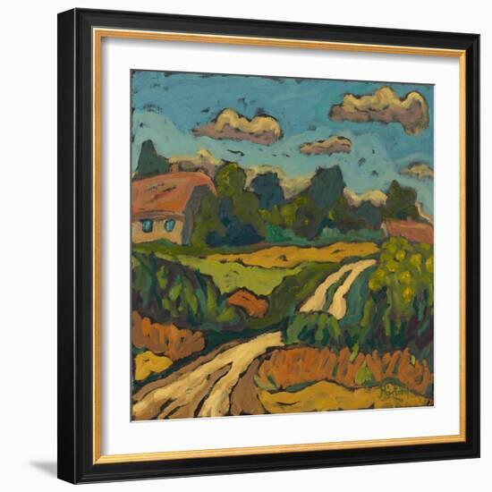 Smouldering Summer, 2005-Marta Martonfi-Benke-Framed Giclee Print