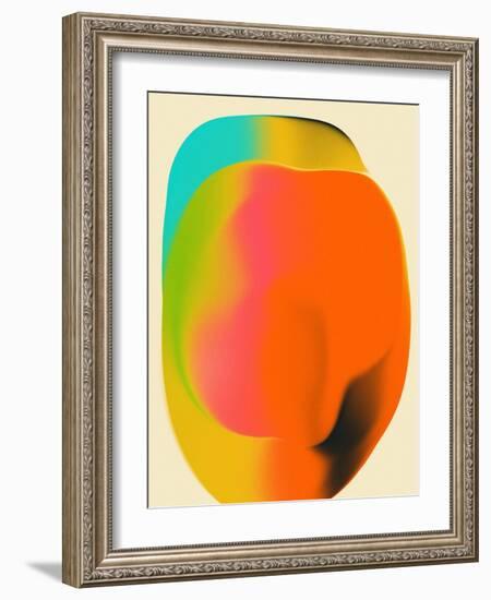 Smudge 2-Jazzberry Blue-Framed Giclee Print