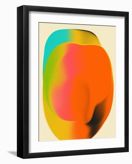 Smudge 2-Jazzberry Blue-Framed Giclee Print