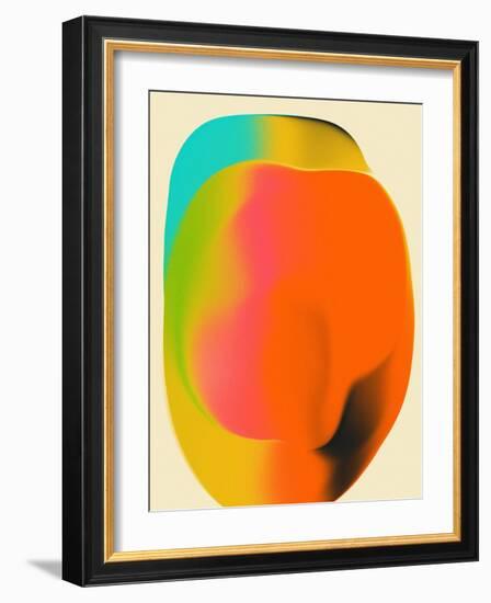 Smudge 2-Jazzberry Blue-Framed Giclee Print