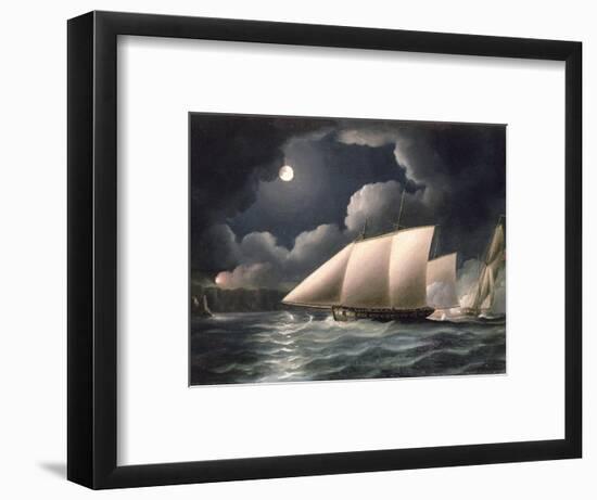 Smugglers and Revenue Cutter-Thomas Buttersworth-Framed Giclee Print