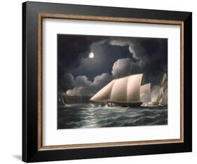 Smugglers and Revenue Cutter-Thomas Buttersworth-Framed Giclee Print