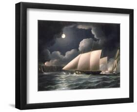 Smugglers and Revenue Cutter-Thomas Buttersworth-Framed Giclee Print