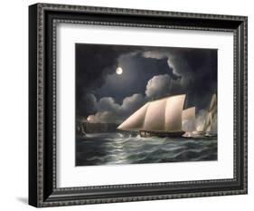 Smugglers and Revenue Cutter-Thomas Buttersworth-Framed Giclee Print