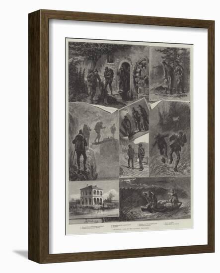 Smugglers' Life on the Austrian Frontiers-Johann Nepomuk Schonberg-Framed Giclee Print