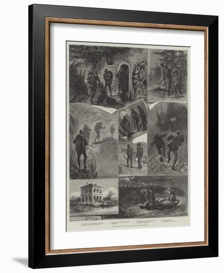 Smugglers' Life on the Austrian Frontiers-Johann Nepomuk Schonberg-Framed Giclee Print