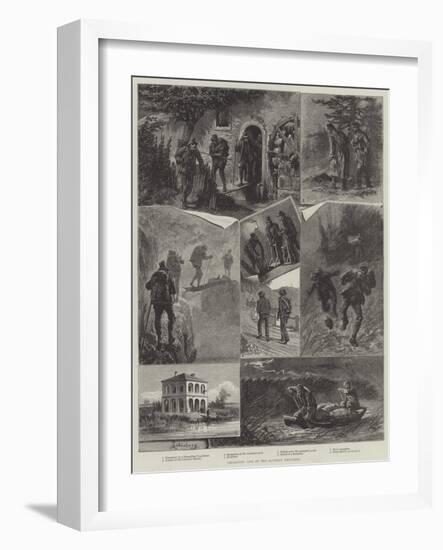 Smugglers' Life on the Austrian Frontiers-Johann Nepomuk Schonberg-Framed Giclee Print