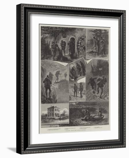 Smugglers' Life on the Austrian Frontiers-Johann Nepomuk Schonberg-Framed Giclee Print
