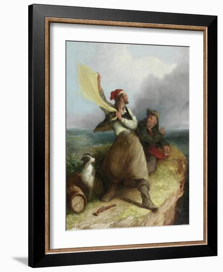 Smugglers on the Look-Out, 1850-Henry Perlee Parker-Framed Giclee Print