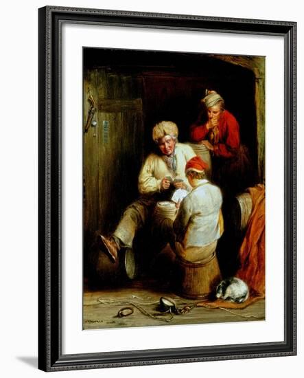 Smugglers Playing Cards-Henry Perlee Parker-Framed Giclee Print