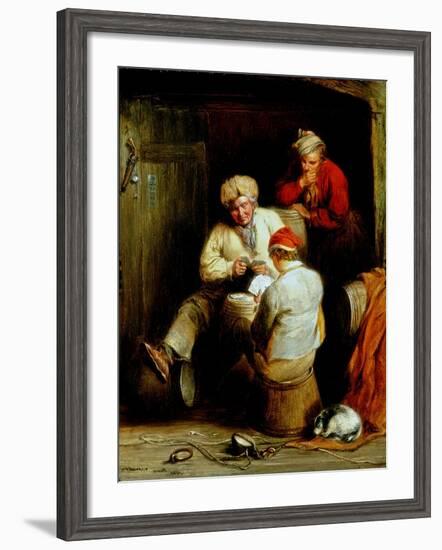 Smugglers Playing Cards-Henry Perlee Parker-Framed Giclee Print