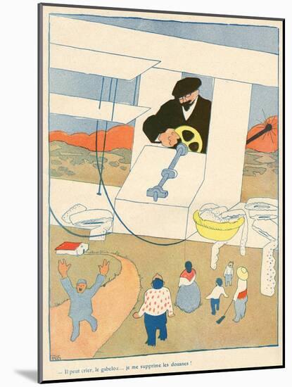 Smuggling Cartoon, 1908-Juan Gris-Mounted Art Print